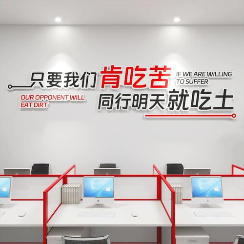 打造企業(yè)形象墻 辦公室進門氛圍布置與勵志標語設(shè)計